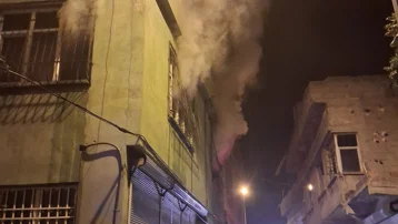 Siirt’te eşiyle tartışan kişi, evini ateşe verdi