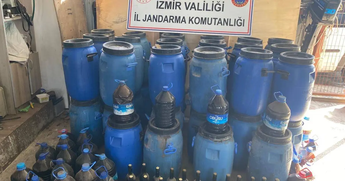 Evde sahte şarap üretip satıyorlardı: 2 gözaltı