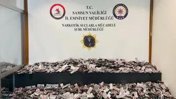 Samsun'da uyuşturucu operasyonu: 49 bin sentetik hap ele geçirildi