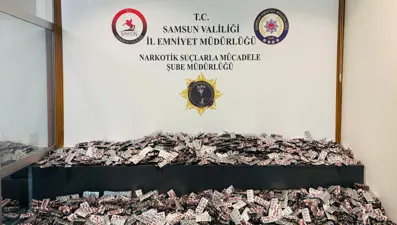 Samsun'da uyuşturucu operasyonu: 49 bin sentetik hap ele geçirildi