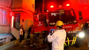 Eyüpsultan'da yangın. 4 kişi hastaneye kaldırıldı