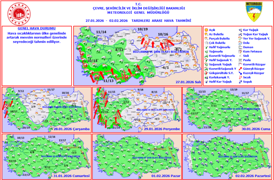İstanbul'da sert lodos ve yağmur var. 17 il için fırtına uyarısı 