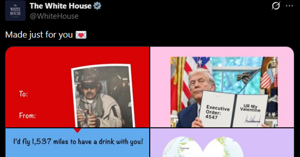 Beyaz Saray'dan tepki çeken Sevgililer Günü paylaşımı