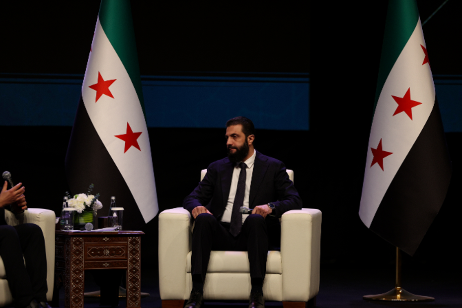 Suriye Cumhurbaşkanı Şara.