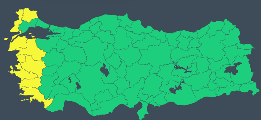 8 İLE SARI KODLU UYARI 3