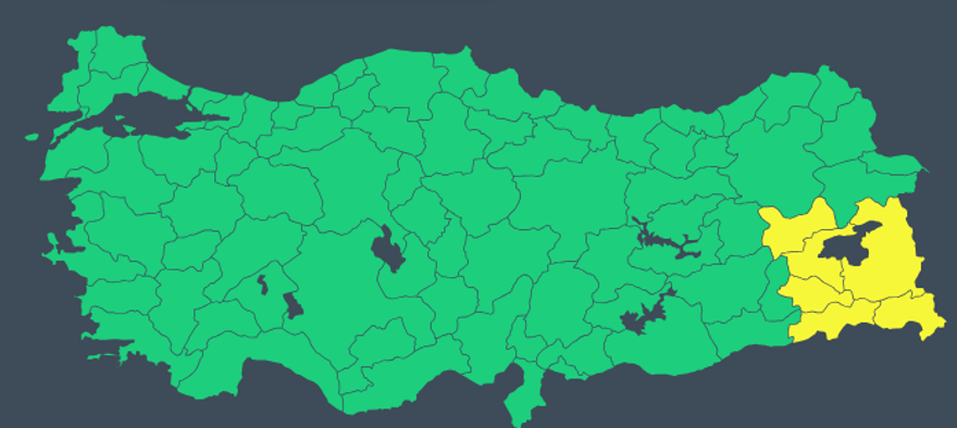 6 İLE KUVVETLİ KAR UYARISI 3