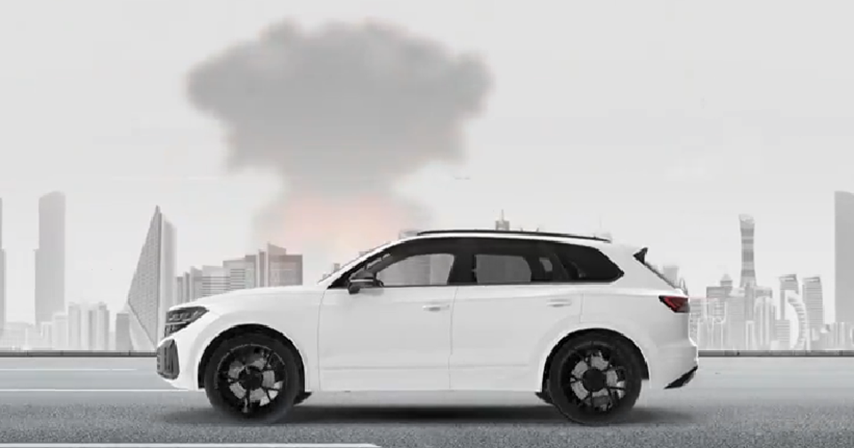 Katar'dan İran saldırıları için sürücülere uyarı videosu. "Patlama anında yapılması gerekenler"