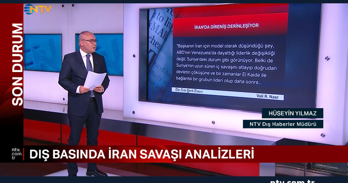 Dış basında İran savaşı analizleri