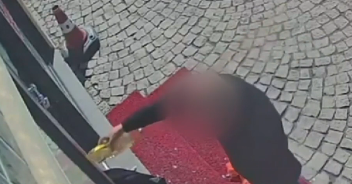 Parke taşıyla eczanenin camını kırdı, ayçiçeği yağıyla kundaklamak istedi