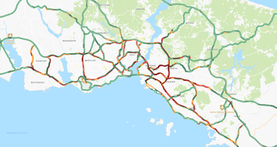 İstanbul’da sabah trafiği yüzde 74’e ulaştı