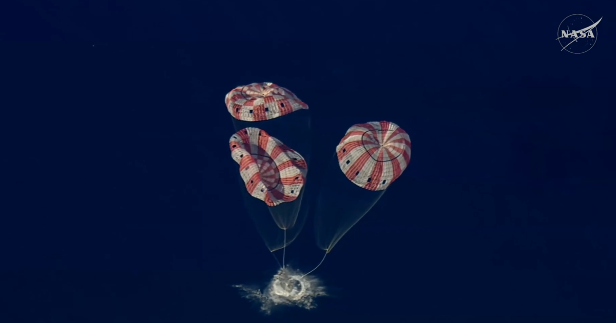 Derin uzaydan tarihi dönüş. 4 astronot Dünya'ya indi