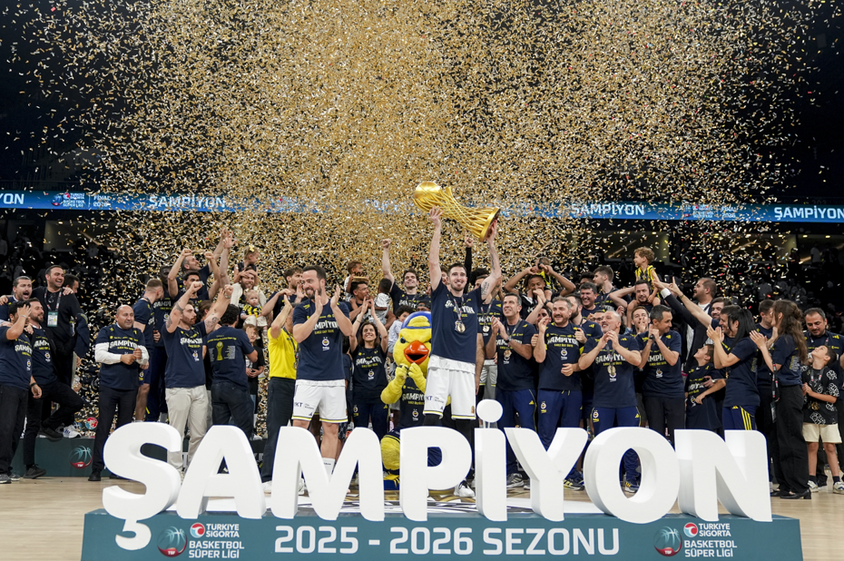 Türkiye Sigorta Basketbol Süper Ligi'nde şampiyon Fenerbahçe Beko