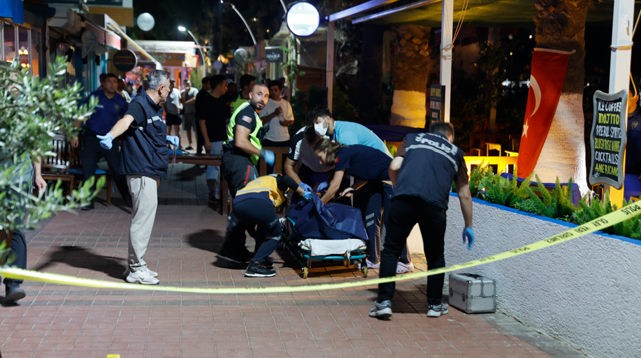 Bodrum'da, restoranda kanlı infaz