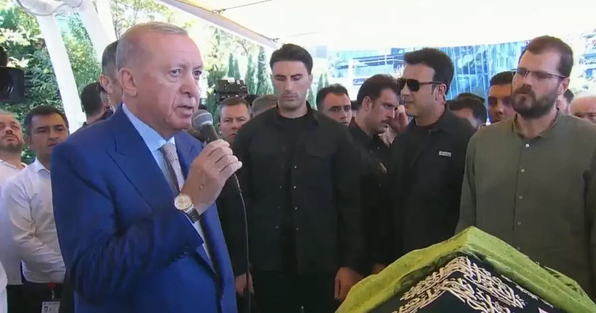 Cumhurbaşkanı Erdoğan, Zehra Önen'in cenaze törenine katıldı