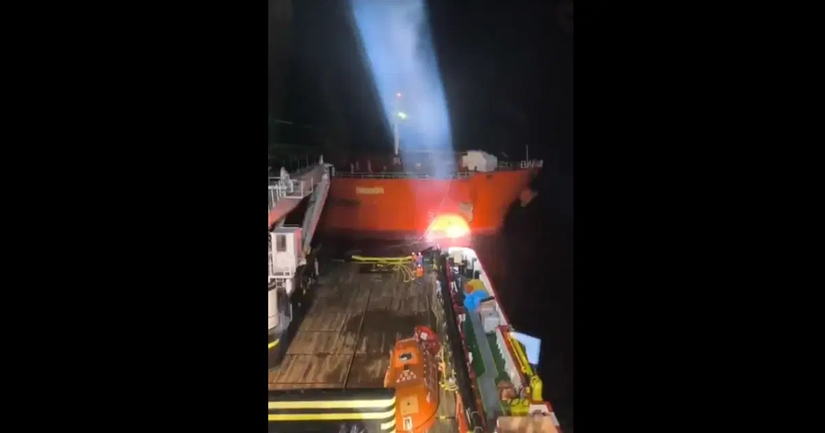 Marmara'da petrol yüklü tanker yardım talebinde bulundu