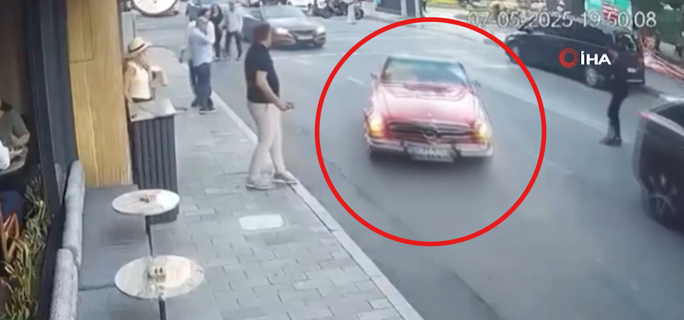 Valeye verilen klasik otomobil kaza yaptı: Firma masrafı ödemedi