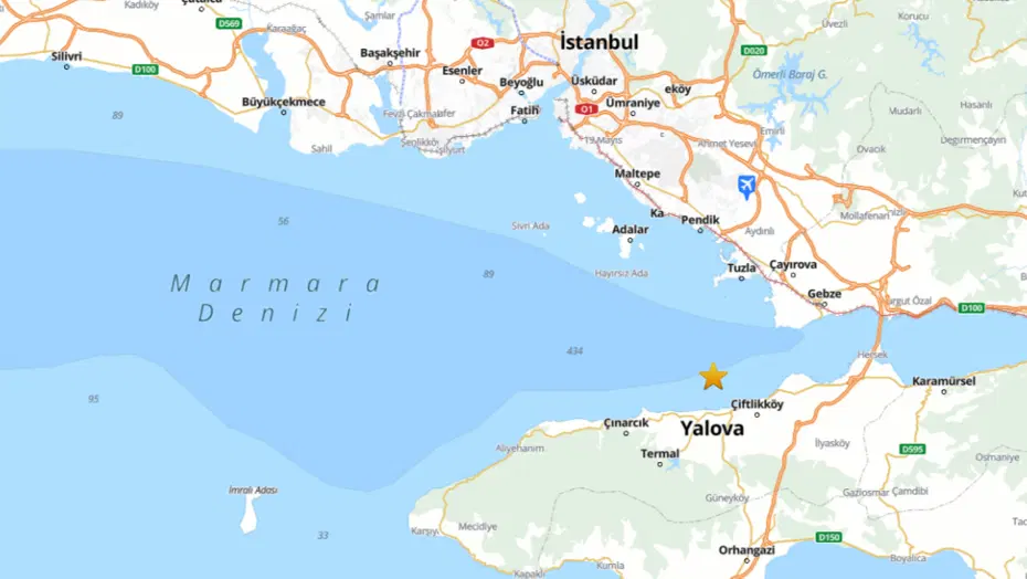 Marmara'da deprem: İstanbul'da da hissedildi. Profesör Okan Tüysüz, fayla ilgili bilgi verdi