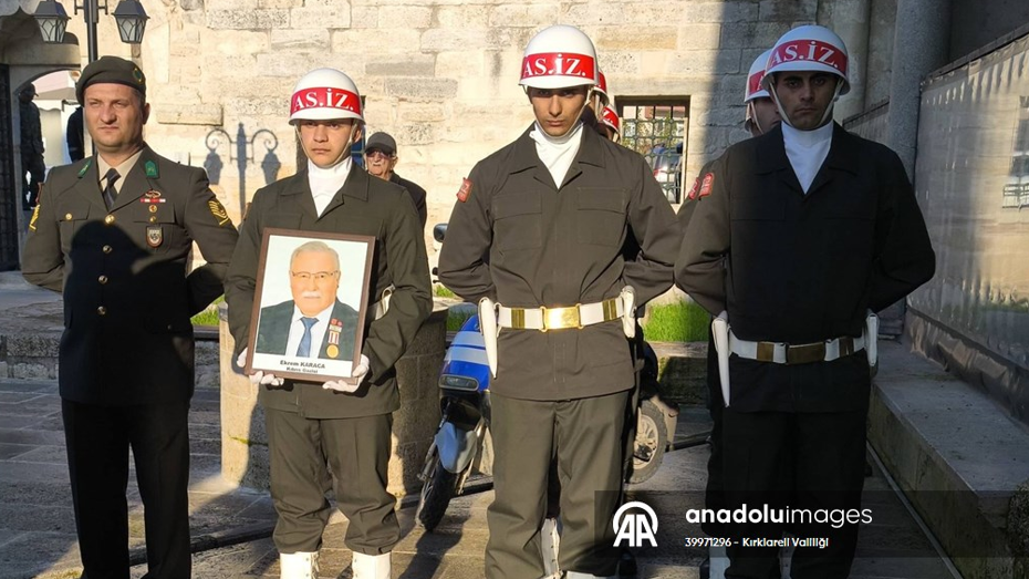 Kıbrıs gazisi Ekrem Karaca, son yolculuğuna uğurlandı