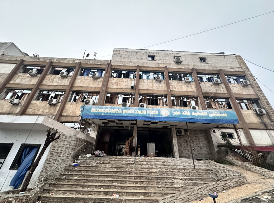 Halep'te hayat normale dönüyor. YPG/SDG’nin karargaha dönüştürdüğü hastane görüntülendi 