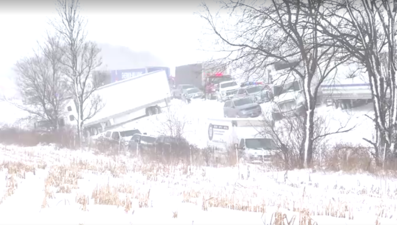 ABD'de 100 araçlık zincirleme kaza