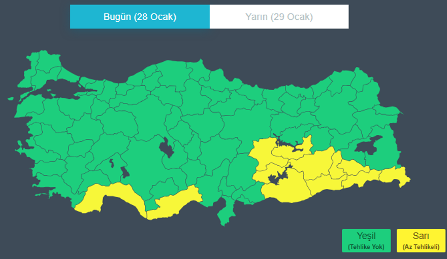 ANTALYA İÇİN KUVVETLİ YAĞIŞ UYARISI 2