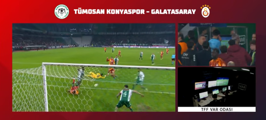 Konyaspor - Galatasaray maçının VAR kayıtları açıklandı. Sane'nin golü neden iptal edildi?