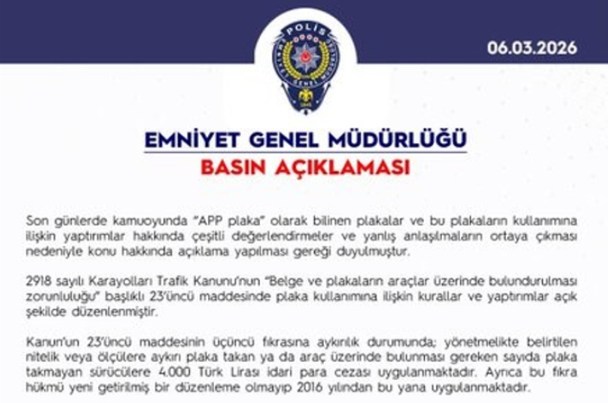 APP plakası olanlara şok. Her şey değişiyor. Plaka yenileme ücreti ne kadar? APP plaka nasıl değiştirilir? 9