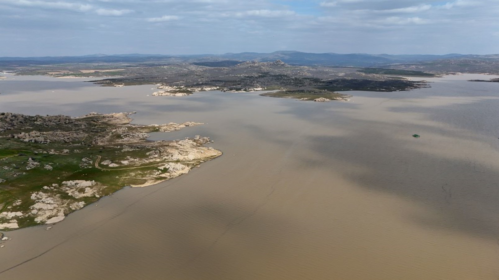 Kuruma noktasına gelmişti. Son yağışlarla yeniden doldu