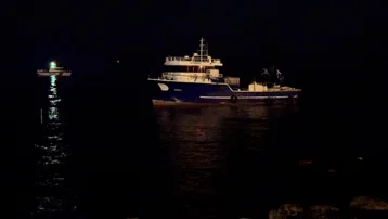 Tekne karaya oturdu, kaptan kurtarıldı