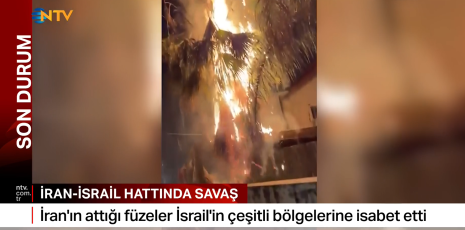 İran gece İsrail'i vurdu
