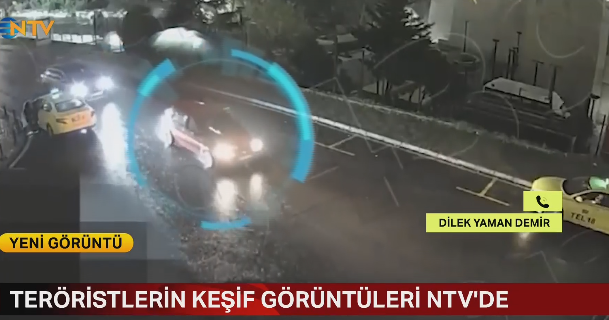 İsrail Konsolosluğu önündeki saldırı. Teröristlerin keşif görüntüleri NTV'de 