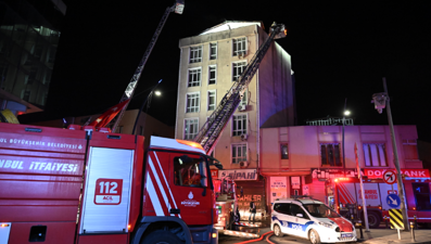 Otelde gece yarısı yangın paniği