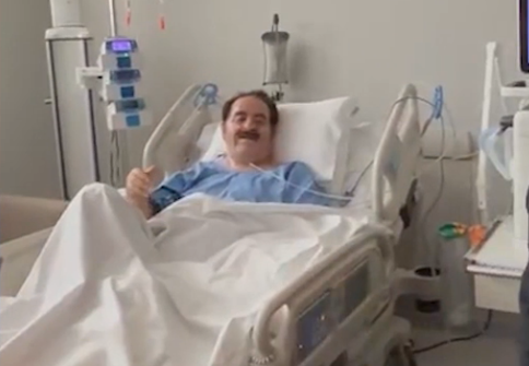 Hastanedeki İbrahim Tatlıses'ten yeni görüntü