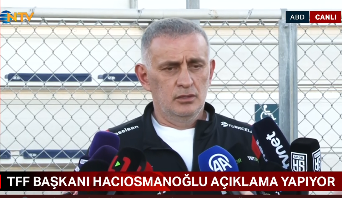 TFF Başkanı özür diledi. "Oyunculara da hocaya da sahip çıkacağız"