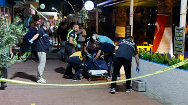 Bodrum'da, restoranda kanlı infaz