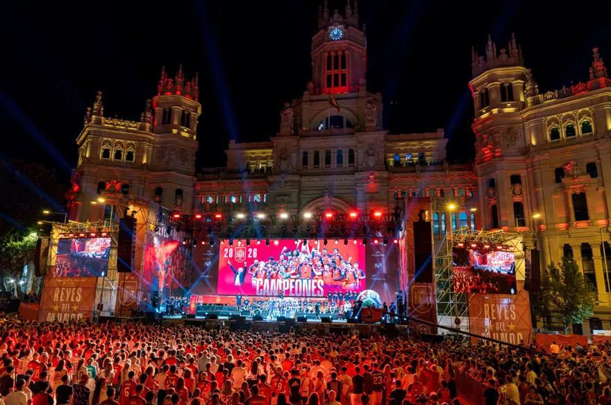 Madrid'de Dünya Kupası coşkusu 1