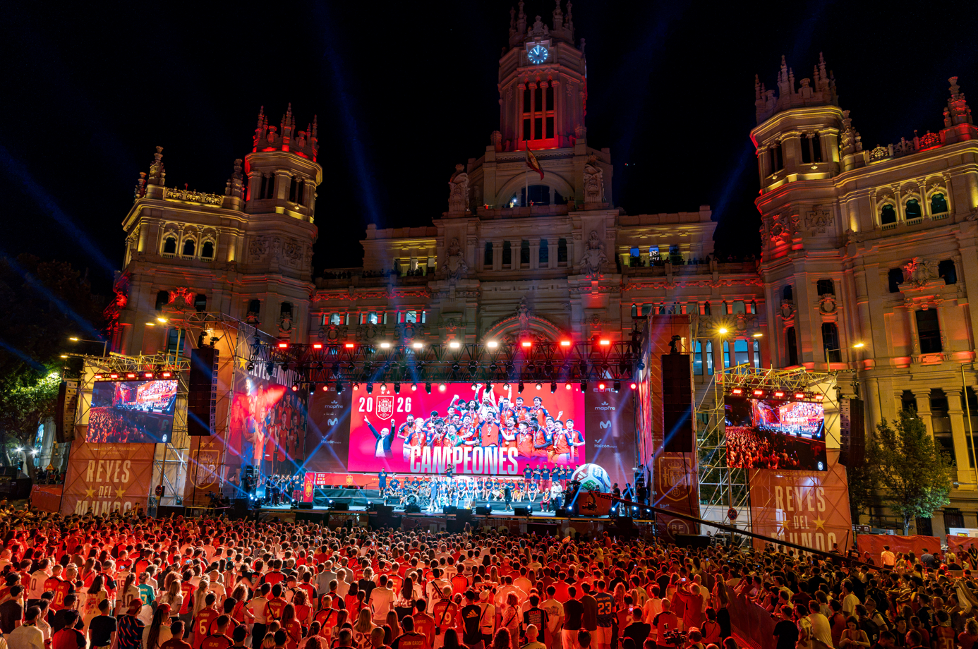 Madrid'de Dünya Kupası coşkusu
