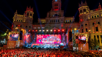 Madrid'de Dünya Kupası coşkusu