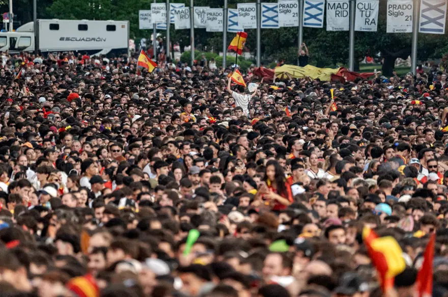Madrid'de Dünya Kupası coşkusu 5