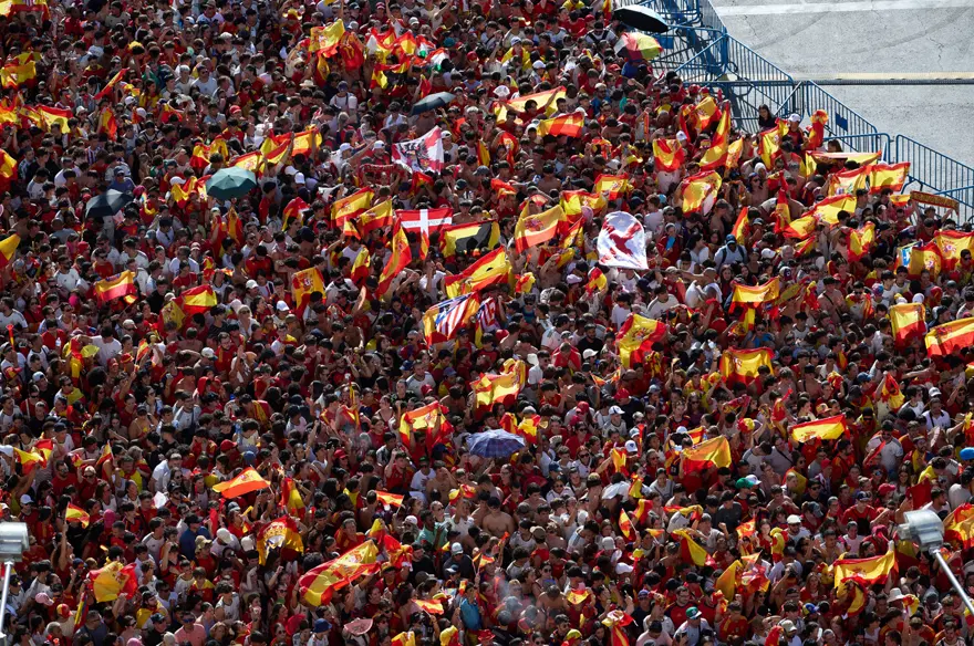 Madrid'de Dünya Kupası coşkusu 4