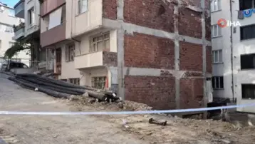 Temel kazısı sırasında korkutan olay. Ekipler harekete geçti, bina boşaltıldı