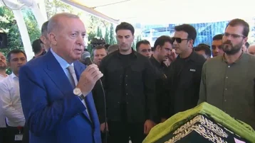 Cumhurbaşkanı Erdoğan, Zehra Önen'in cenaze törenine katıldı