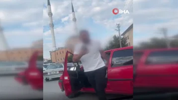 Kendisine korna çalanları ölümle tehdit etti. Saldırgan sürücü tutuklandı