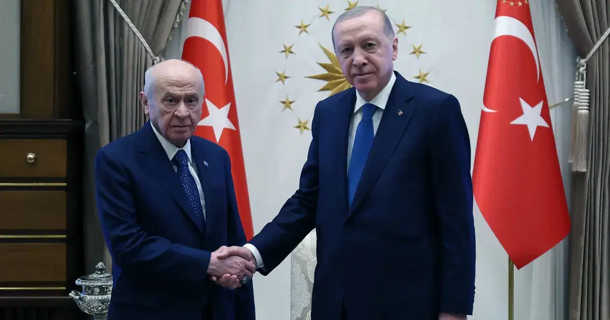 Cumhurbaşkanı Erdoğan, Devlet Bahçeli ile görüşüyor