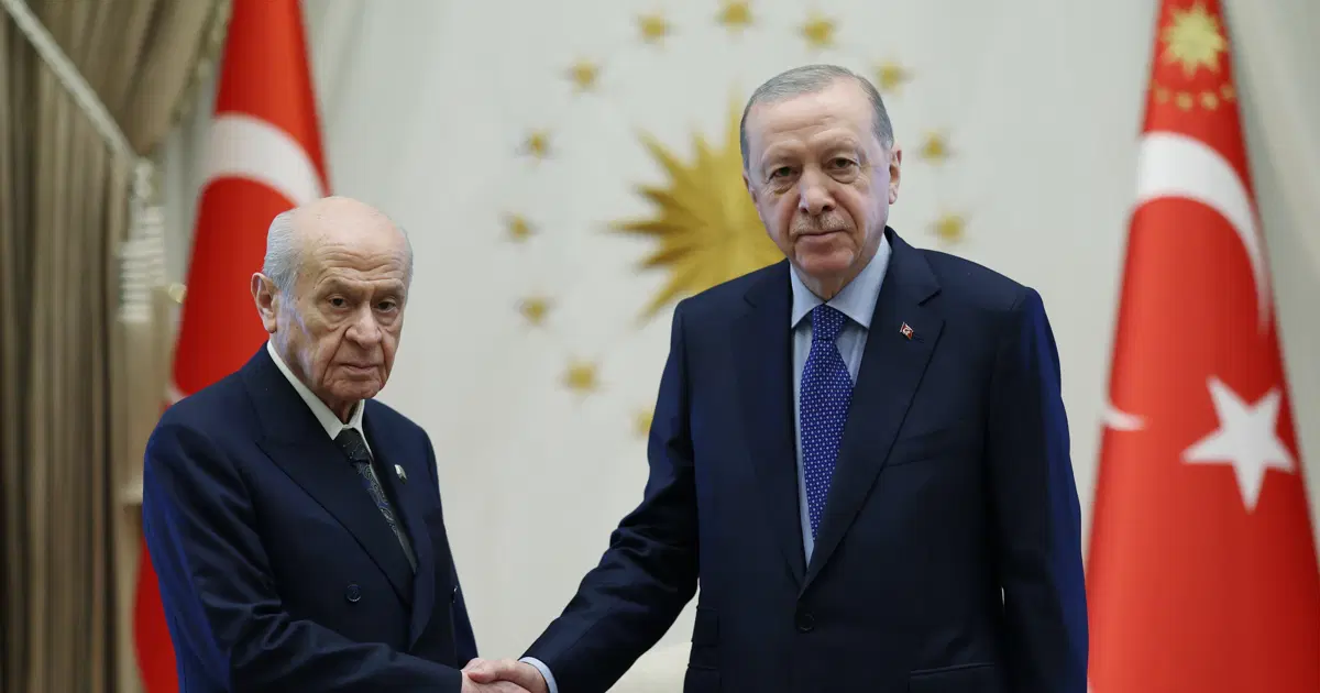 Cumhurbaşkanı Erdoğan, Devlet Bahçeli ile görüştü