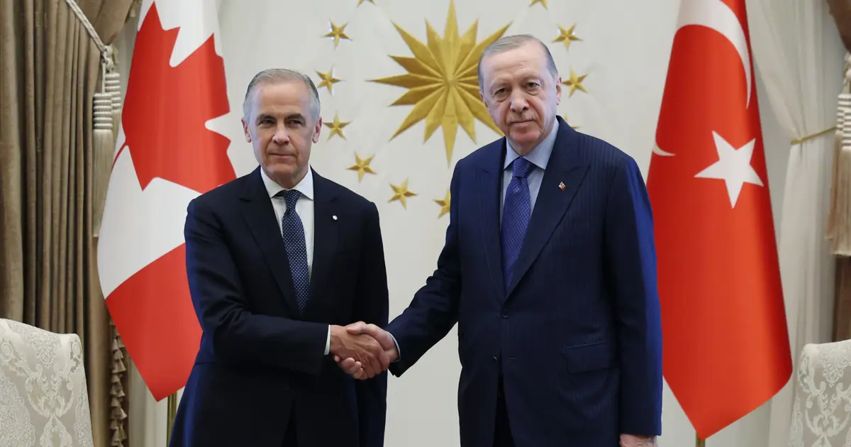 Cumhurbaşkanı Erdoğan, Kanada Başbakanı'nı kabul etti