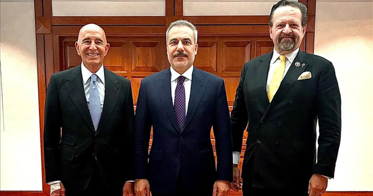 Bakan Fidan, ABD'li yetkililer Barrack ve Gorka ile görüştü