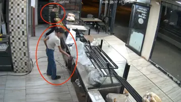 Fırına müşteri gibi girip kasayı soydular