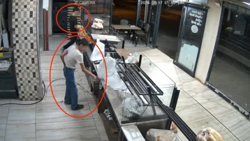 Fırına müşteri gibi girip kasayı soydular