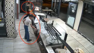 Fırına müşteri gibi girip kasayı soydular